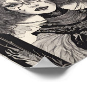 ゴシック様式の空想ザ(昆虫)オオカバマダラ、モナーク ポスター (角)