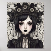 ゴシック様式の空想妖精 ポスター (正面)