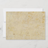 ゴシック様式の結婚式招待状 – 暗い花のヴィンテージ 招待状 (裏面)