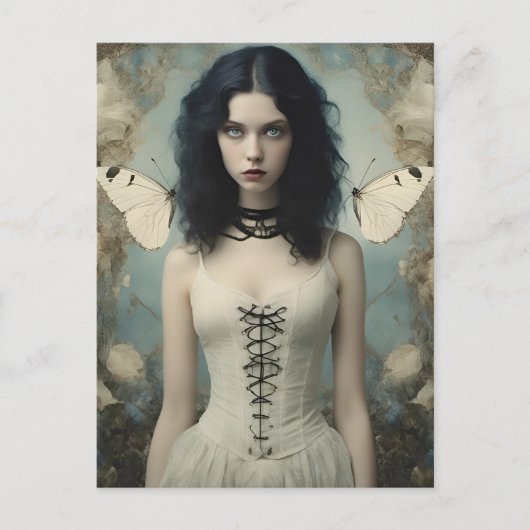 ゴシック様式の美女 ポストカード (正面)