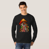 ゴシック様式の美学ダーク・アカデミアブードゥーグランジ人形 Tシャツ (正面フル)
