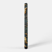 ゴシック様式の花と巻物 SAMSUNG GALAXYケース (右側面)