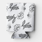 ゴシック様式の花の入れ墨ベビーシャワー 缶クーラー (正面)