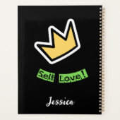 ゴシック様式の花嫁なし プランナー手帳 (裏面)