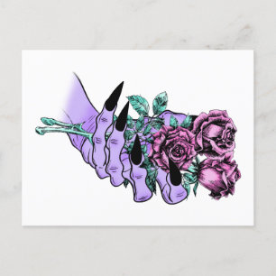 ゴシック様式の花束はがき ポストカード