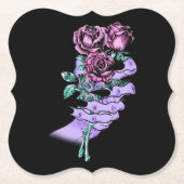 ゴシック様式の花束コースター ペーパーコースター (正面)