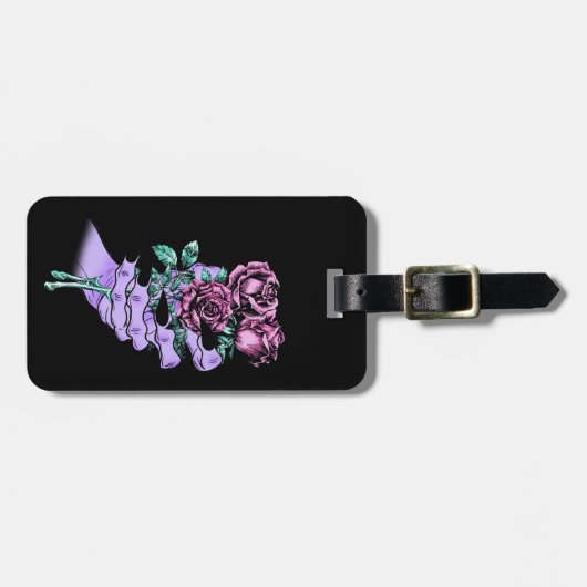 ゴシック様式の花束ラゲージタグ ラゲッジタグ (正面横)