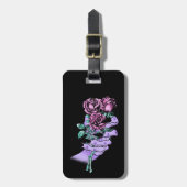 ゴシック様式の花束ラゲージタグ ラゲッジタグ (正面縦)