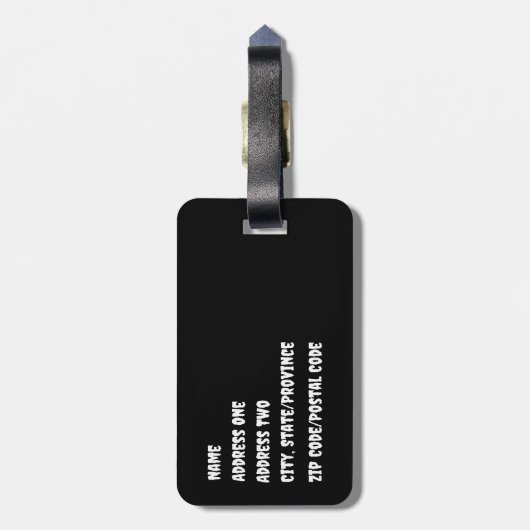 ゴシック様式の花束ラゲージタグ ラゲッジタグ (裏面縦)