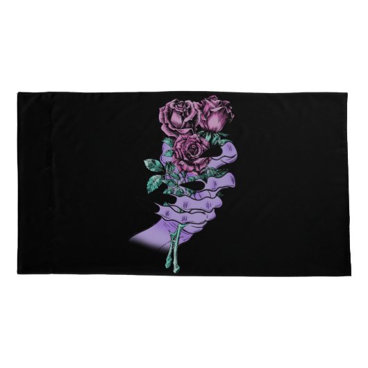 ゴシック様式の花束枕 枕カバー (裏面-左)