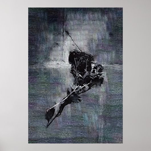 ゴシック様式の花 ポスター (正面)