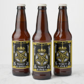 ゴシック様式の衣服と付属品 ビールラベル (ボトル)