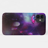 ゴシック様式の謎の暗い教会の目 Case-Mate iPhoneケース (裏面(横))