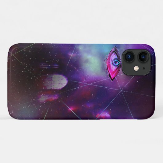 ゴシック様式の謎の暗い教会の目 Case-Mate iPhoneケース (裏面(横))