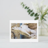 ゴシック様式の護衛像 – 1340年頃 ポストカード (スタンド正面)