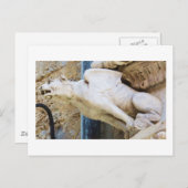 ゴシック様式の護衛像 – 1340年頃 ポストカード (正面/裏面)