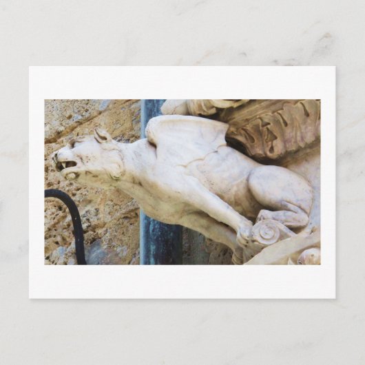 ゴシック様式の護衛像 – 1340年頃 ポストカード (正面)