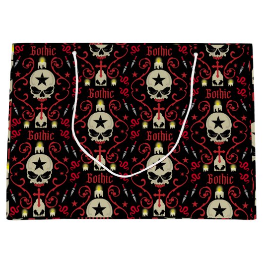 ゴシック様式の贈り物と付属品 ラージペーパーバッグ (正面)