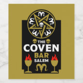 ゴシック様式の贈り物と付属品 ワインラベル (シングルラベル)