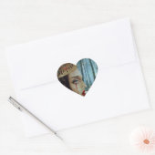 ゴシック様式の超ユニークリアルなコラージュ悲しいハートの女王 ハートシール (封筒)