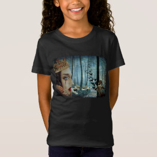 ゴシック様式の超ユニークリアルなコラージュ悲しいハートの女王 Tシャツ