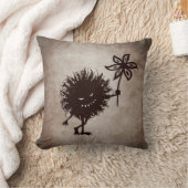 ゴシック様式の邪悪な生グランジ物のテクスチャ クッション (ブランケット)