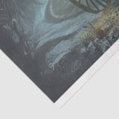 ゴシック様式の邸宅でのデコページ葬儀馬車 薄葉紙 (詳細)