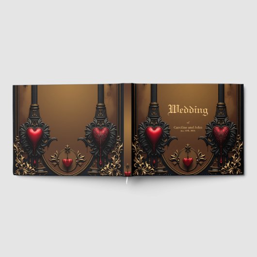 ゴシック様式の闇の陰に永遠の愛。 ゲストブック (全面)