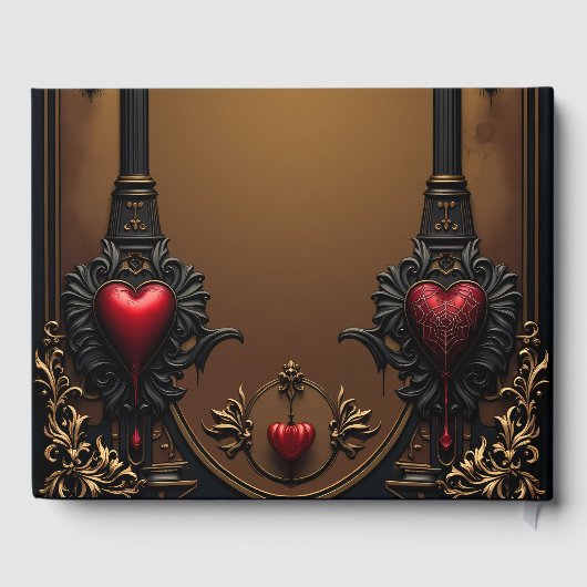 ゴシック様式の闇の陰に永遠の愛。 ゲストブック (裏面)