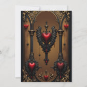 ゴシック様式の闇の陰に永遠の愛。 セーブザデート (裏面)