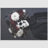 ゴシック様式の骨格スカルの切り離し 薄葉紙 (正面)