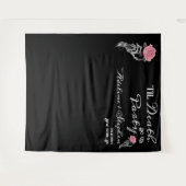 ゴシック様式の骨格愛Til死結婚の背景 タペストリー (正面(横))