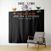 ゴシック様式の骨組み料理結婚の背景 タペストリー (インサイチュ)