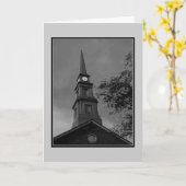 ゴシック様式の高札 カード (黄色い花)