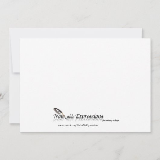 ゴシック様式の魔女の覗きハローウィンパーティ 招待状 (裏面)