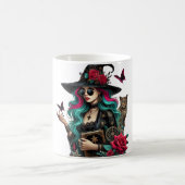 ゴシック様式の魔女アートマグ コーヒーマグカップ (中央)