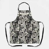 ゴシック様式の魔女ウィッチクラフト薬用タロットカード エプロン (正面)