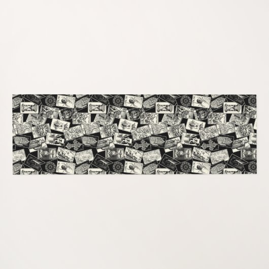 ゴシック様式の魔女ウィッチクラフト薬用タロットカードthr ヨガマット (裏面(横))