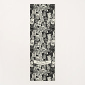 ゴシック様式の魔女ウィッチクラフト薬用タロットカードthr ヨガマット (正面)