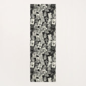 ゴシック様式の魔女ウィッチクラフト薬用タロットカードthr ヨガマット (裏面)