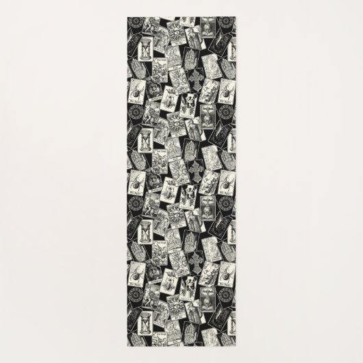 ゴシック様式の魔女ウィッチクラフト薬用タロットカードthr ヨガマット (裏面)