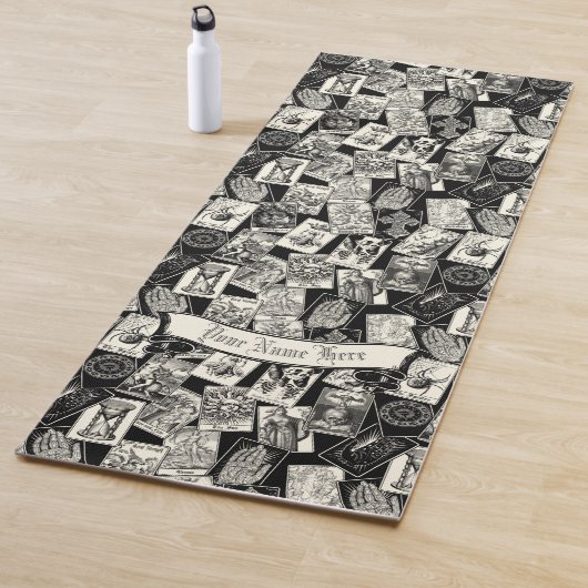 ゴシック様式の魔女ウィッチクラフト薬用タロットカードthr ヨガマット (インサイチュ)