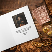 ゴシック様式の魔女タロットかわいい猫ハロウィーン写真 カード