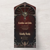 ゴシック様式の魔法touch オールインワン招待状 (内側)