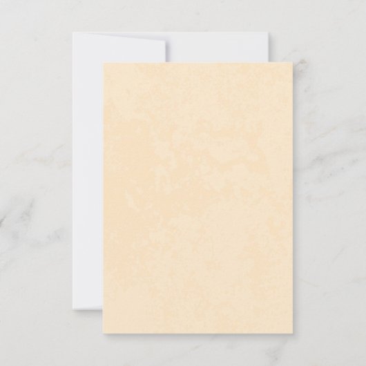 ゴシック様式の黒とアイボリーの本と花ありがとう サンキューカード (裏面)