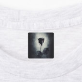 ゴシック様式の黒バラ血落 ラベル (貼付)