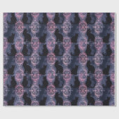 ゴシック様式の黒猫パッテン ラッピングペーパー (フラット)