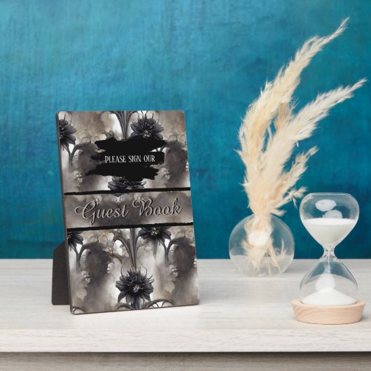 ゴシック様式の黒結婚フローラの表（上） フォトプラーク (側面)