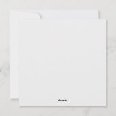 ゴシック様式またはホラー不気味スクリスマスツリーの恐怖 シーズンカード (裏面)