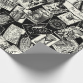 ゴシック様式ウィッチクラフトタロットカードビクトリアンゴシック ラッピングペーパー (角)